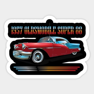 1957 - OLDSMOBILE SUPER 88 - GOLDEN ROCKET Sticker